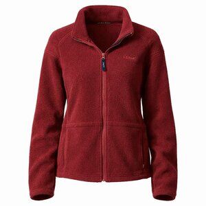 🥾❤️L.L. Bean vintage full zip oversized gorpcore cozycore red fleece